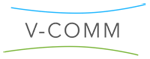 V-COMM logo